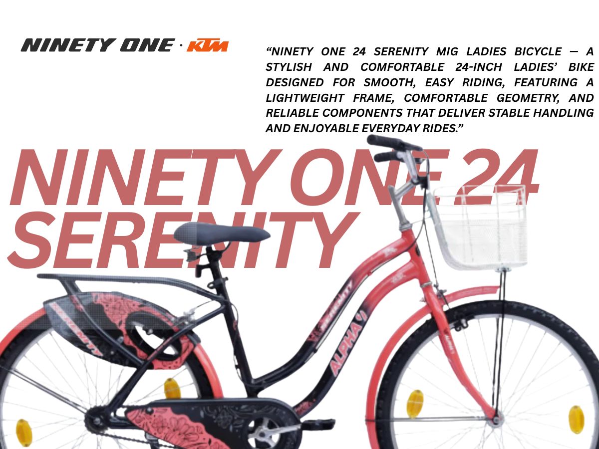 Ninety One 24 Serenity MIG Ladies Bicycle