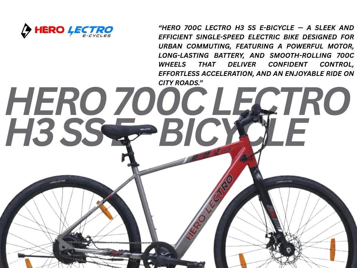 Hero 700C Lectro H3 SS E-Bicycle