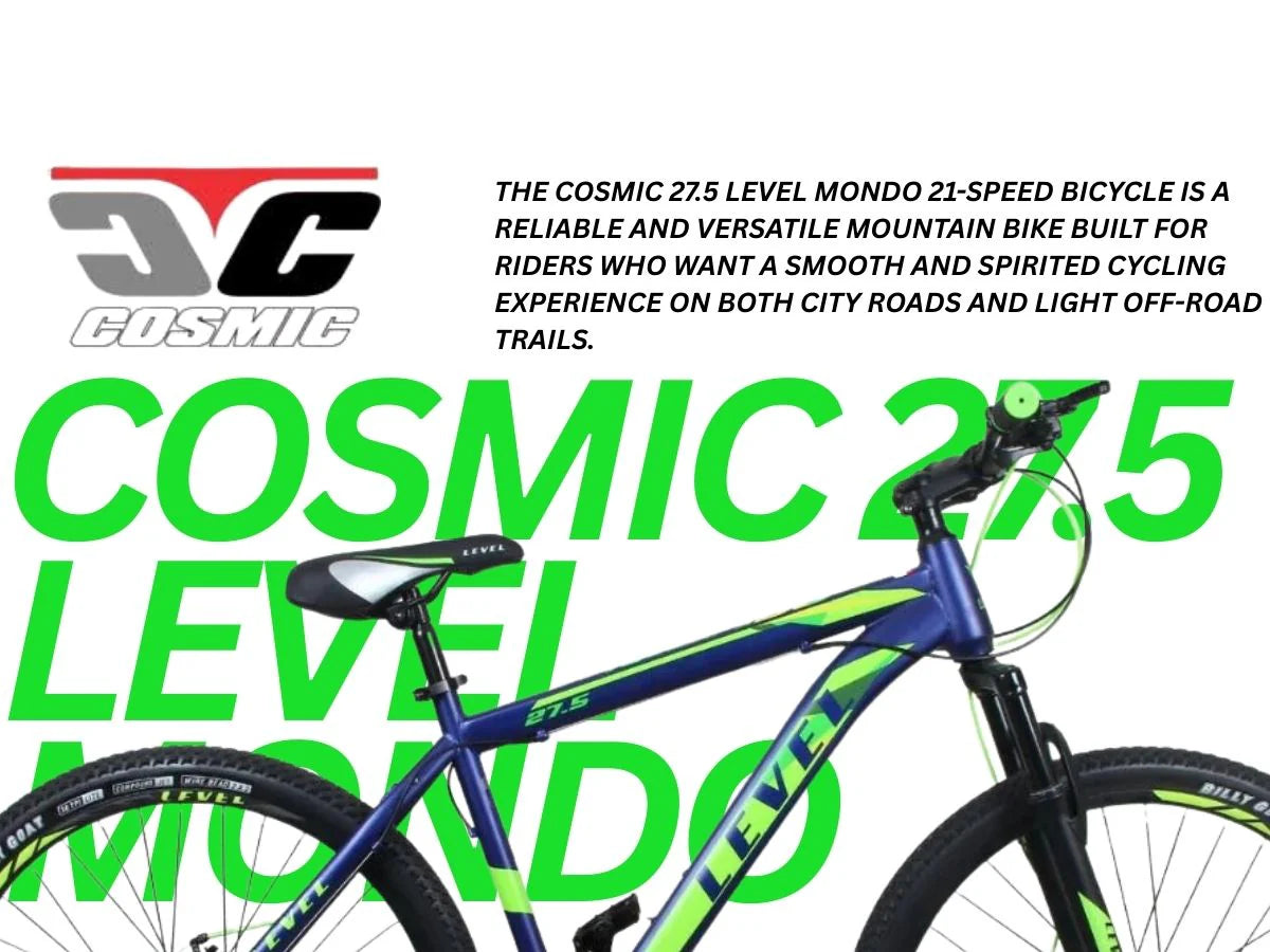 Cosmic 27.5 Level Mondo 21 Spd Bicycle