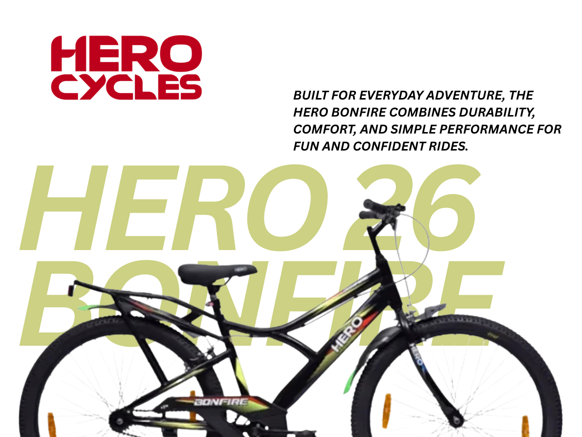 Hero 26 Bonfire Bicycle