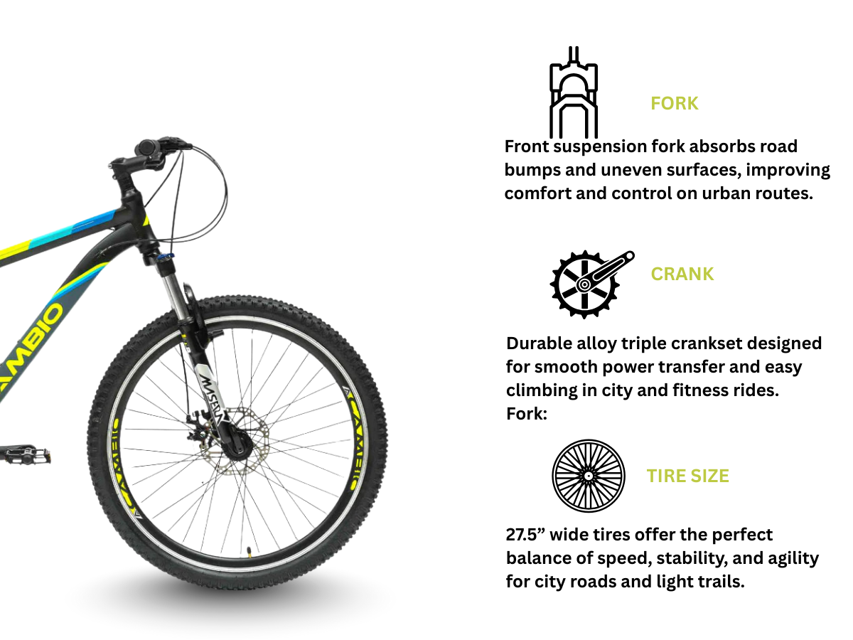 Cambio 27.5 Soho 24 Speed FS D/Disc Bicycle