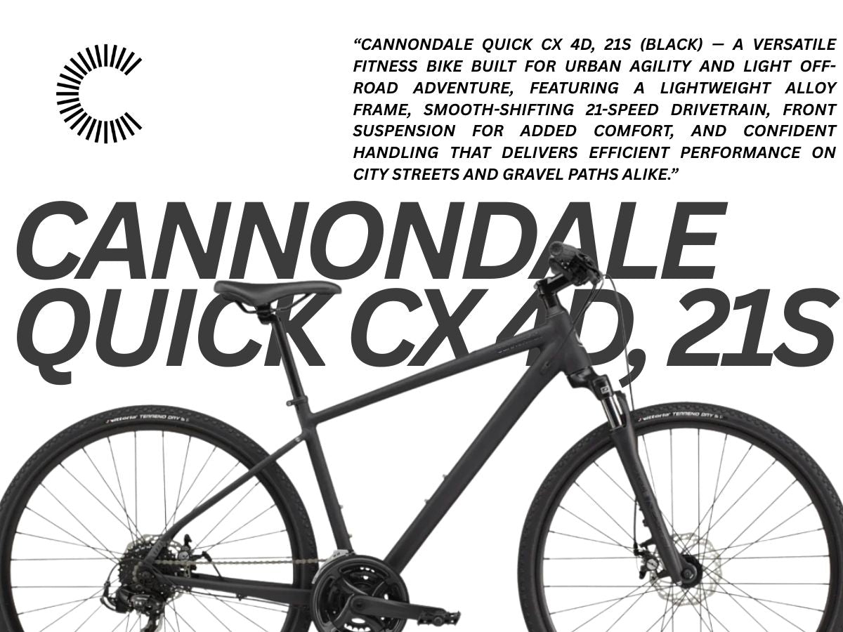 Cannondale Quick CX 4D, 21S (Black)