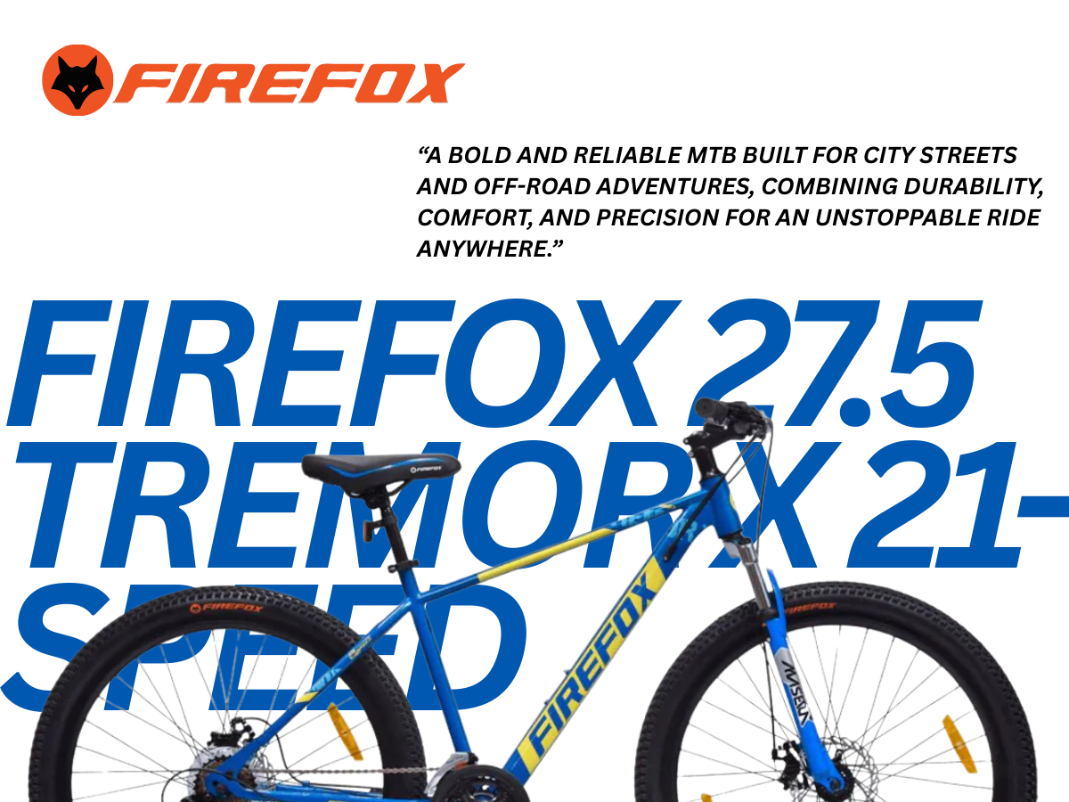 Firefox 27.5 Tremor 21 Speed D/Disc Bicycle
