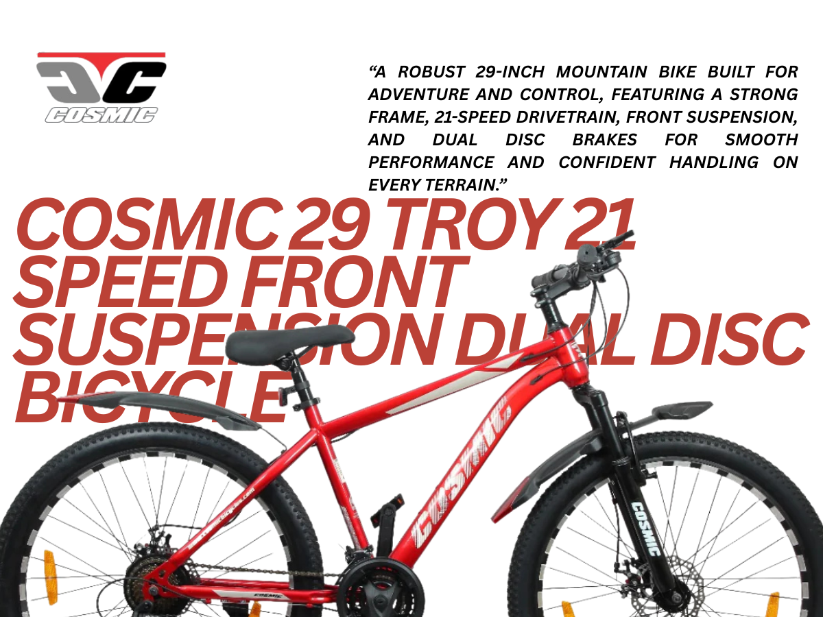 Cosmic 29 Troy 21-Speed FS D/Disc Bicycle