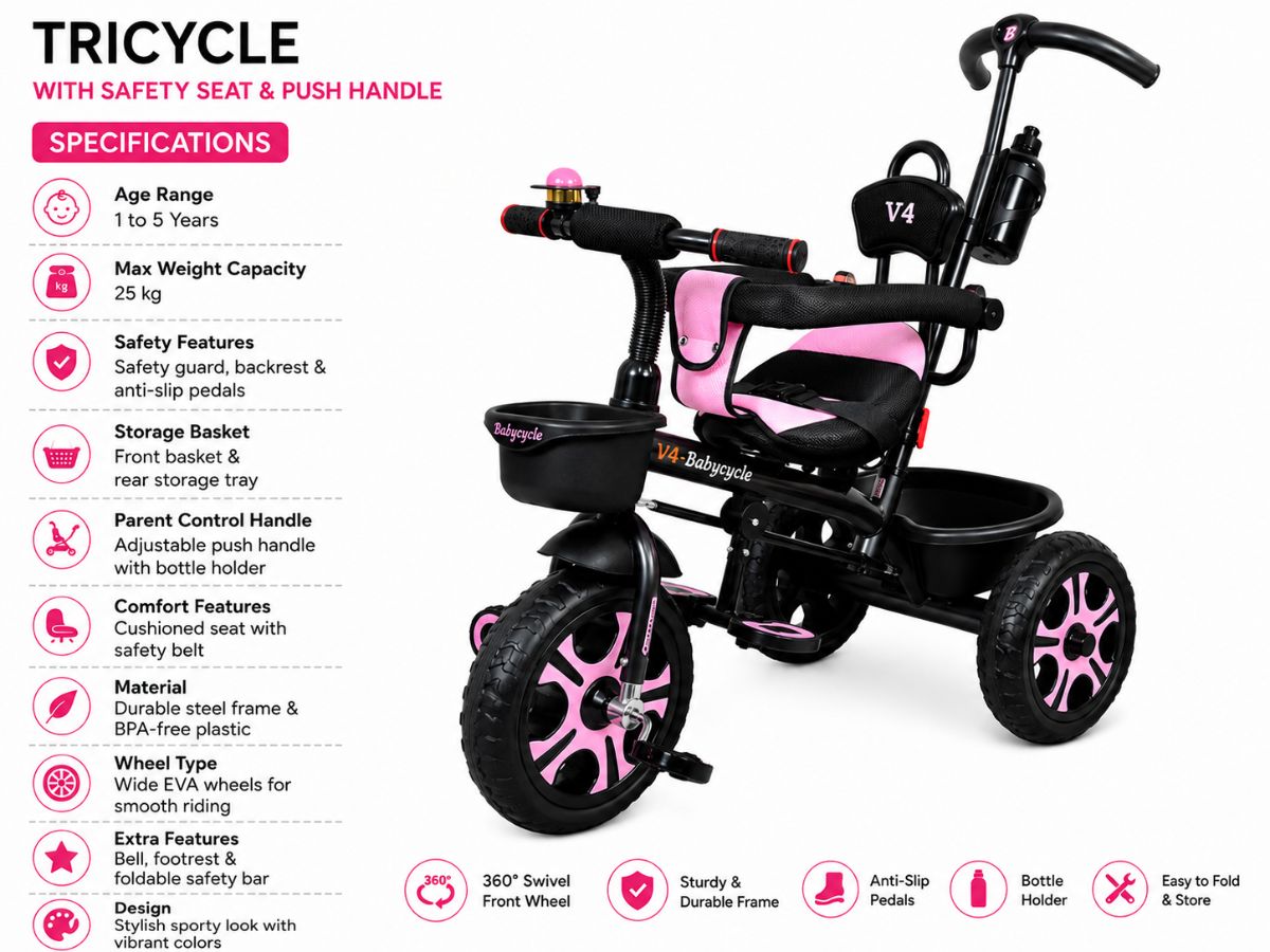 Baby Cute V4 Dx Navigator Tricycle