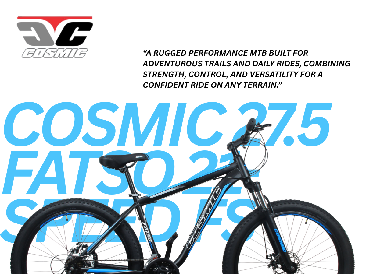 Cosmic 27.5 Fatso 21 Speed Bicycle
