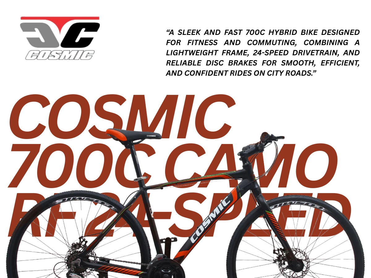 Cosmic 700C Camo RF 24 Speed Bicycle
