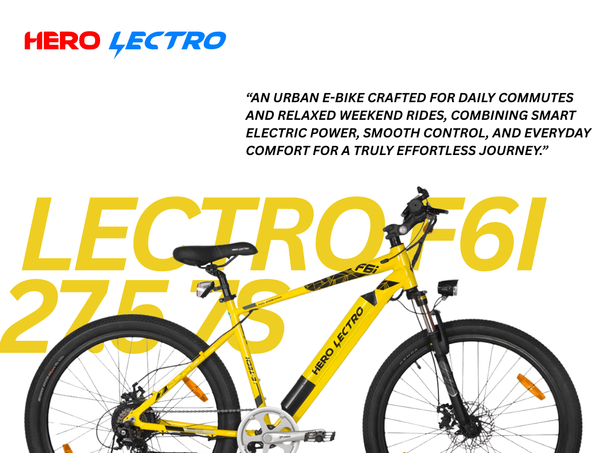 Hero Lectro 27.5 F6i 7-Speed Bicycle