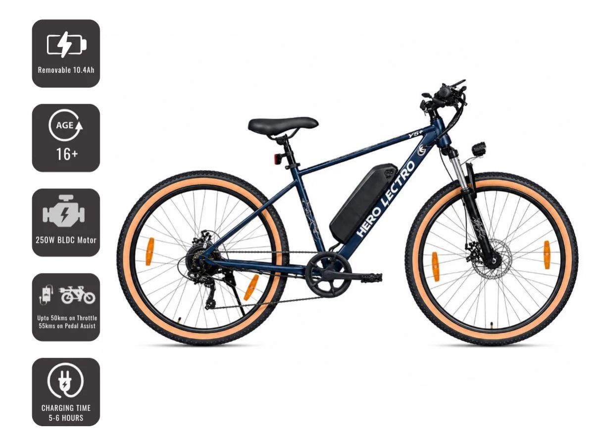 Hero Lectro 29 Y5+ 7-Speed FS D/Disc E-Bicycle