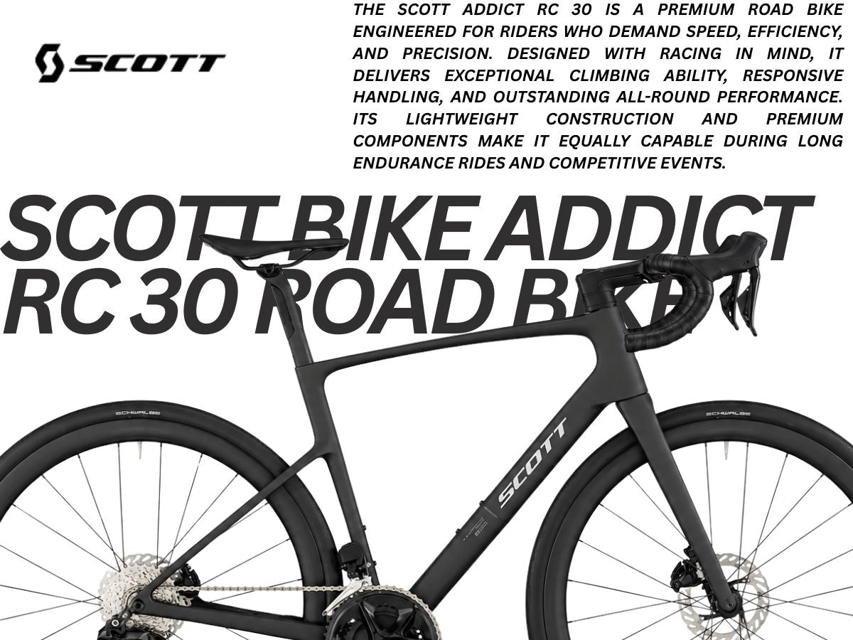 Scott 700C Bike Addict RC 30 Road Bike Carbon Black