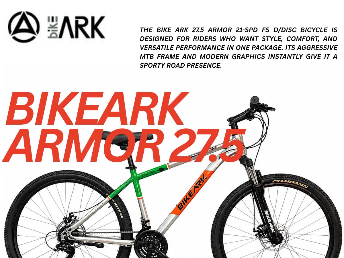 Bike Ark 27.5 Armor 21-Spd FS D/Disc Bicycle