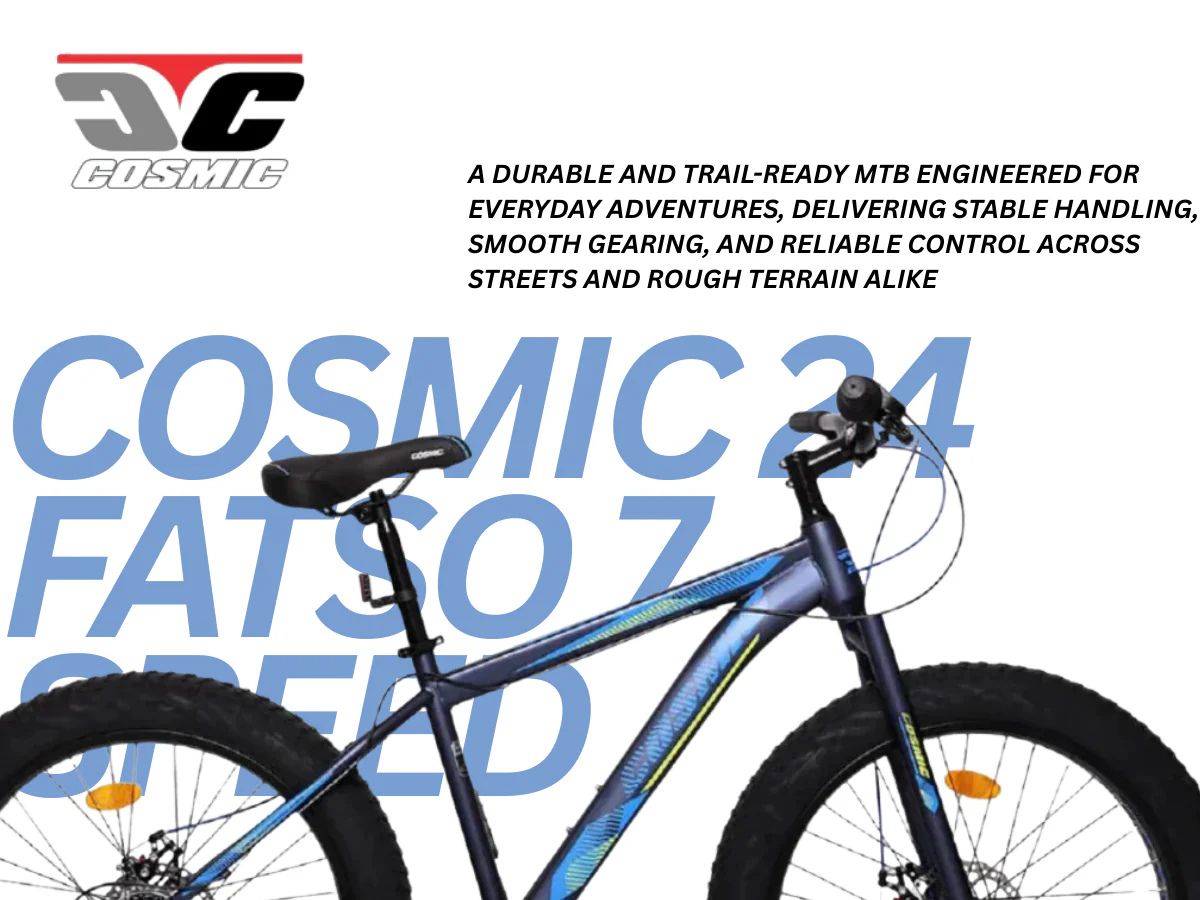 Cosmic 24 Fatso 7-Speed Disc Bicycle