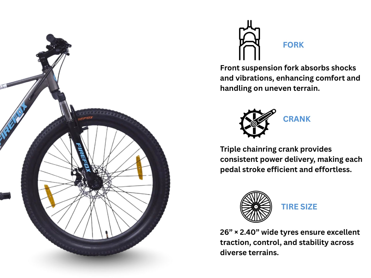 Firefox 26 Tremor 21 Speed D/Disc Bicycle