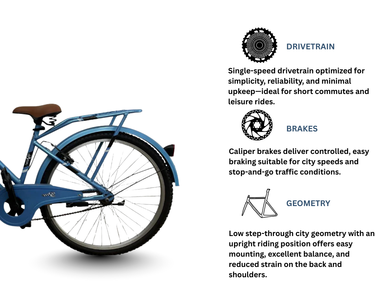 Bike Ark 26 Bae Sport Ladies Bicycle