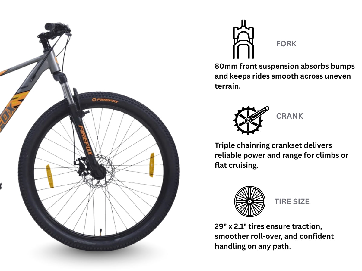 Firefox 29 Tremor X 21-Speed D/Disc Bicycle