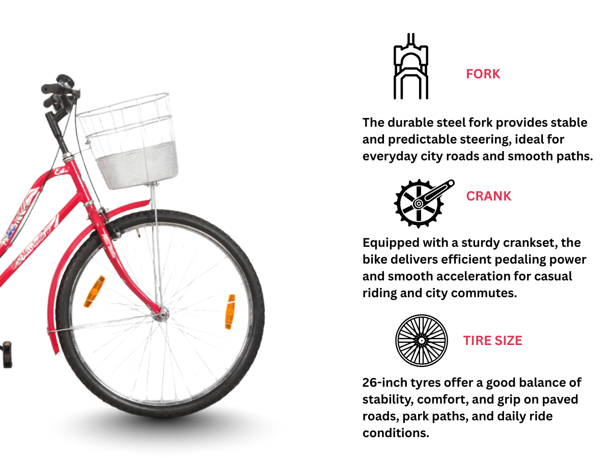 bicycle for womens in india Hero – Hero 26 Miss India Esha Bicycle – JustBuyCycles
