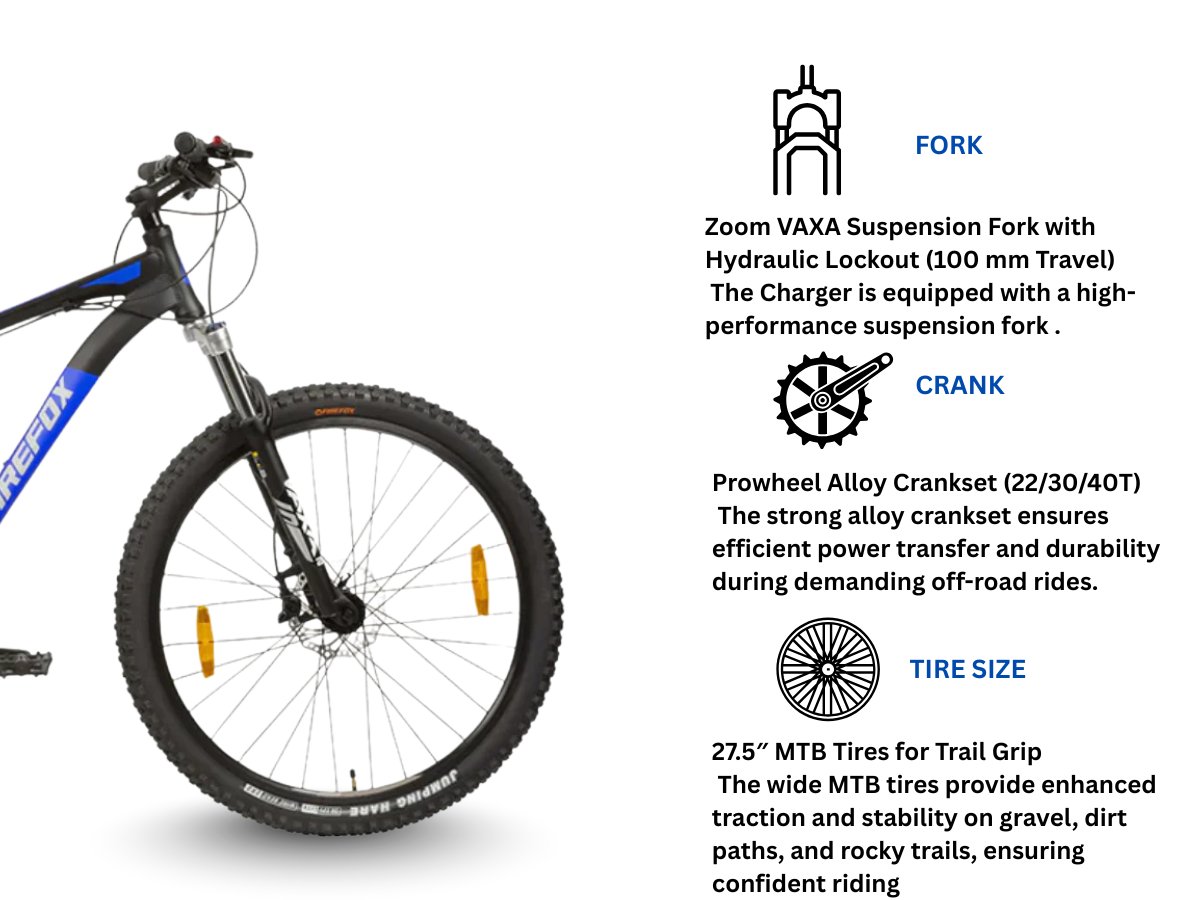 Firefox 27.5 Charger 27-Speed Bicycle