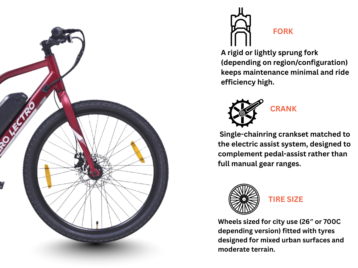 Hero 26 Lectro H4 SS E-Bicycle