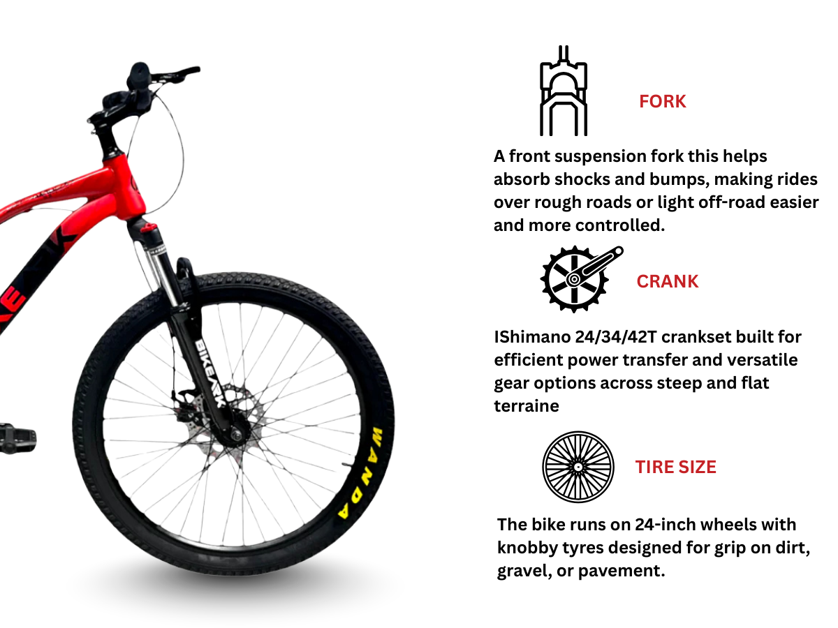 Bike Ark 29 God Speed 21-Spd FS D/Disc Bicycle