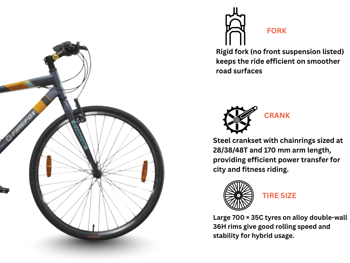 Firefox 700C Rapide Bicycle
