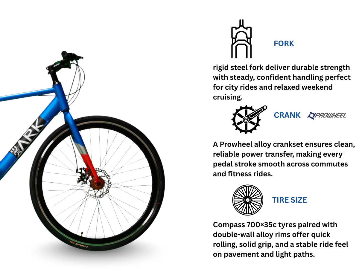 Bike Ark Jaz 21-Speed Bicycle