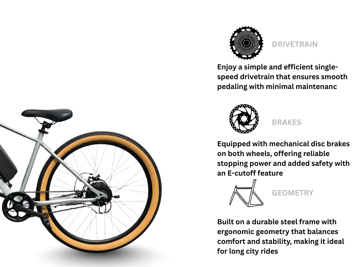 Hero 27.5 Lectro Y3 SS D/Disc E Bicycle