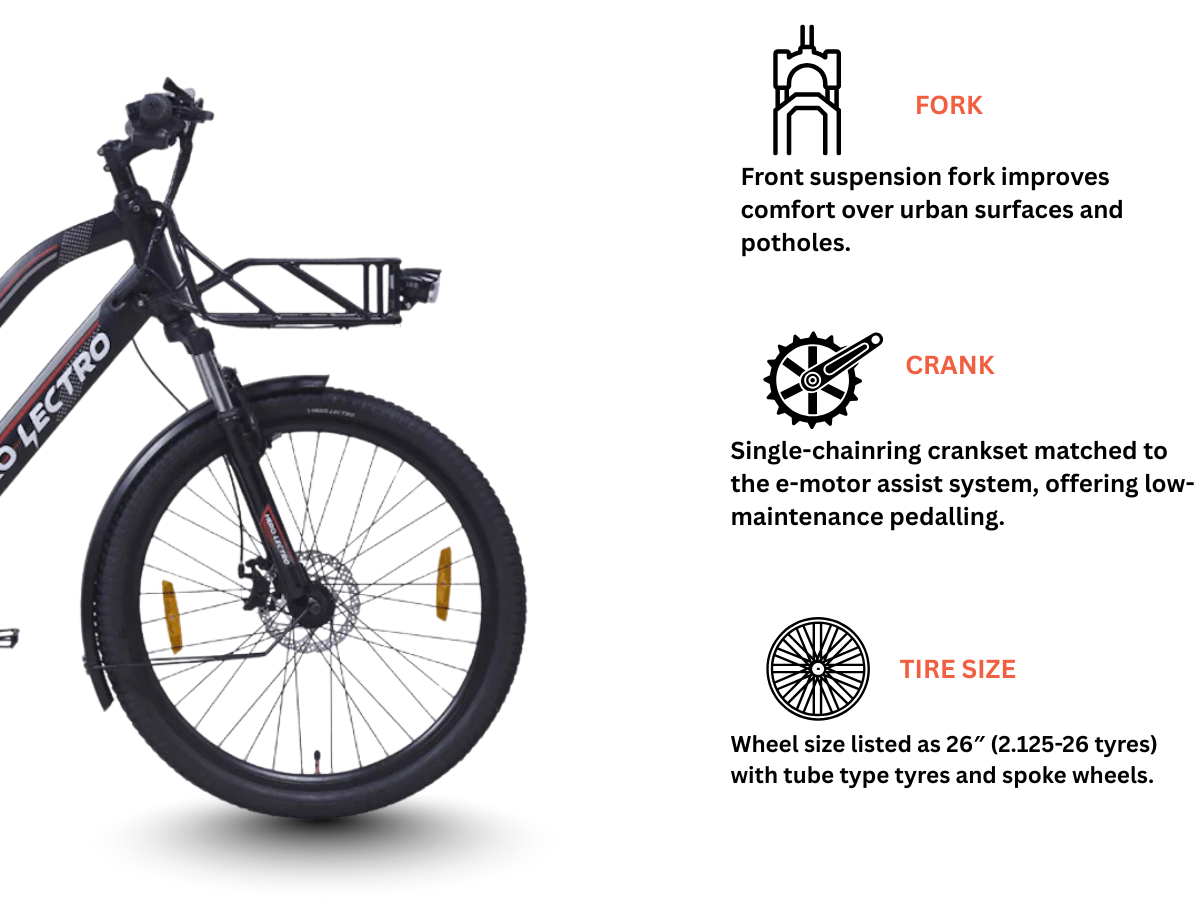 Hero 26 Lectro MUV E-Bicycle