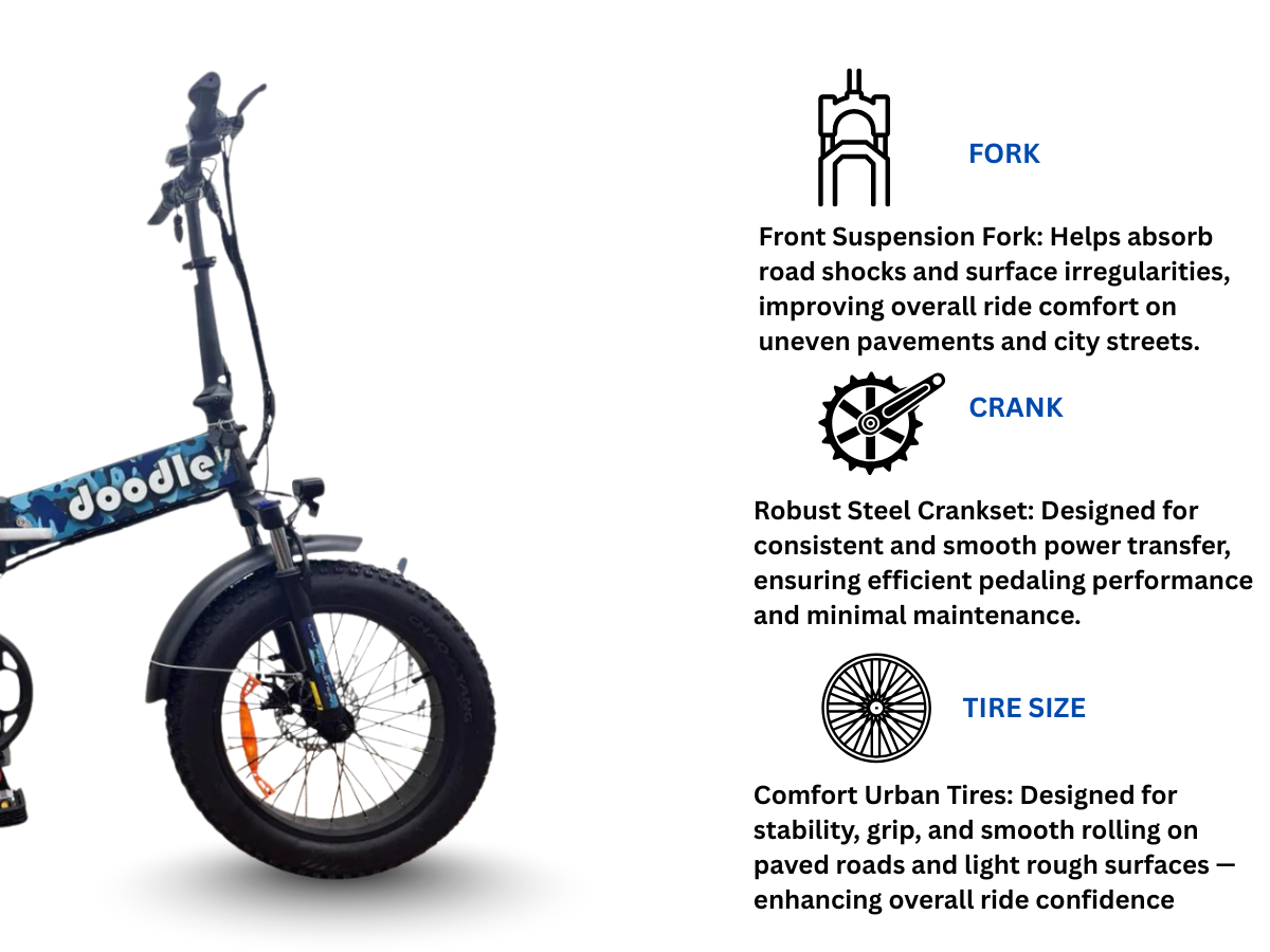 EMotorad Doodle V4 Folding E-Bicycle