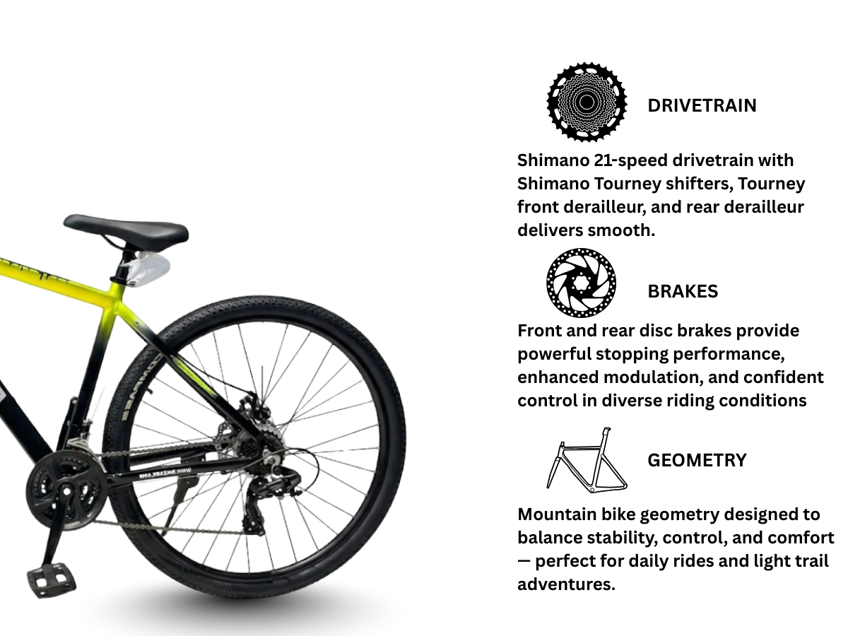 Bike Ark 29 Adrenaline 21-Spd FS D/Disc Bicycle