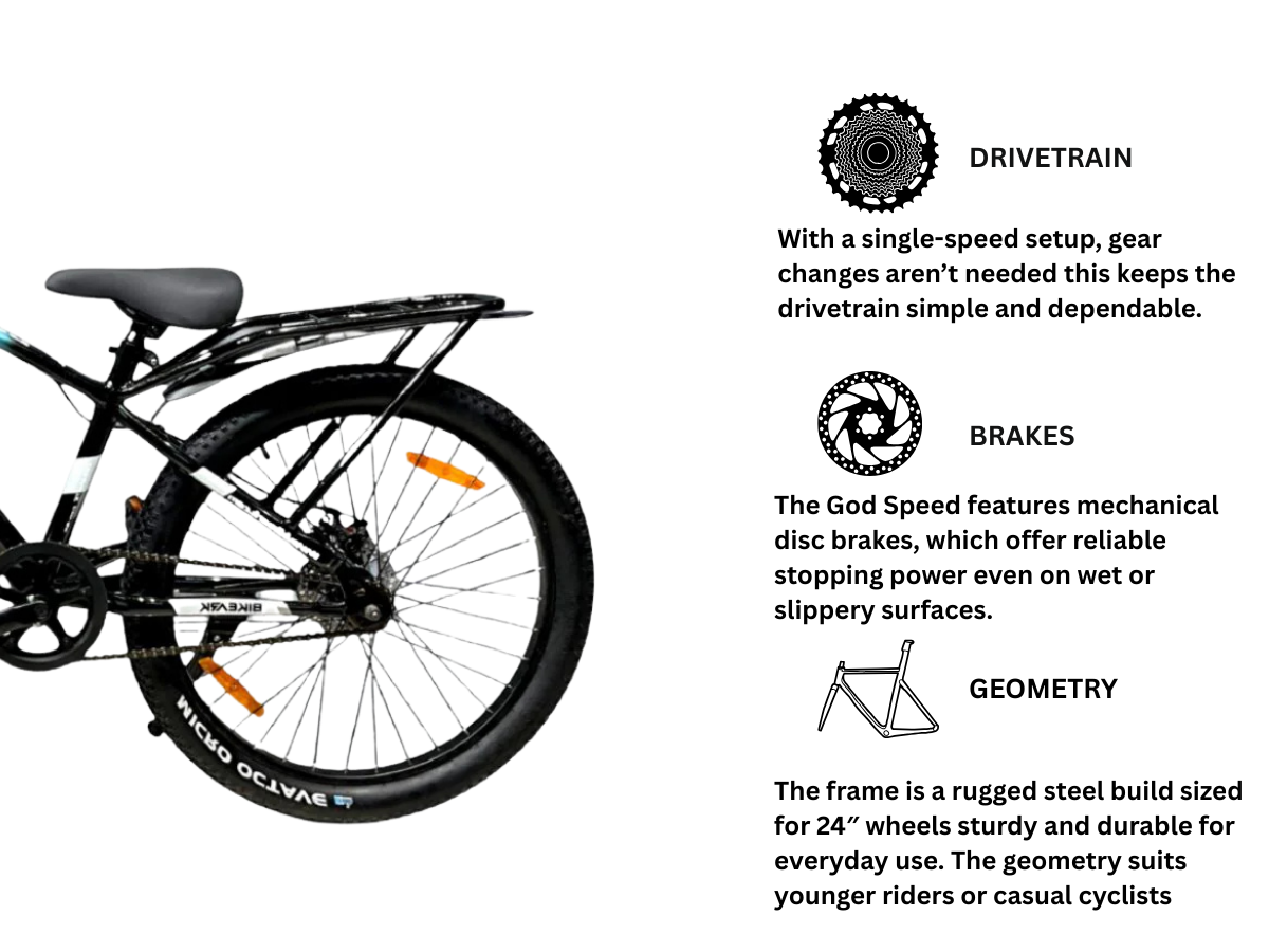 Bike Ark 24 Dominion IBC SS FS D/Disc Bicycle