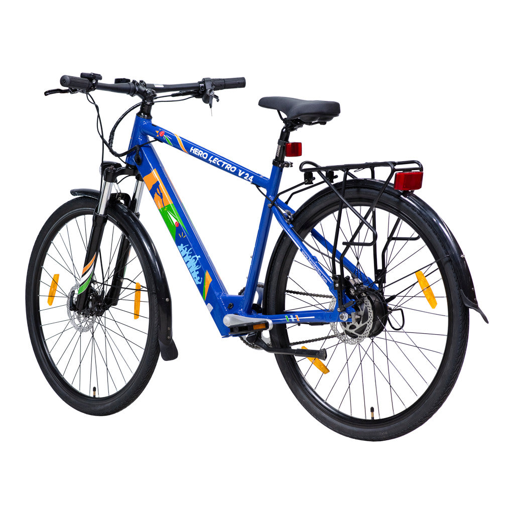 Hero 700C Lectro V24 Single Speed D/Disc E-Bicycle