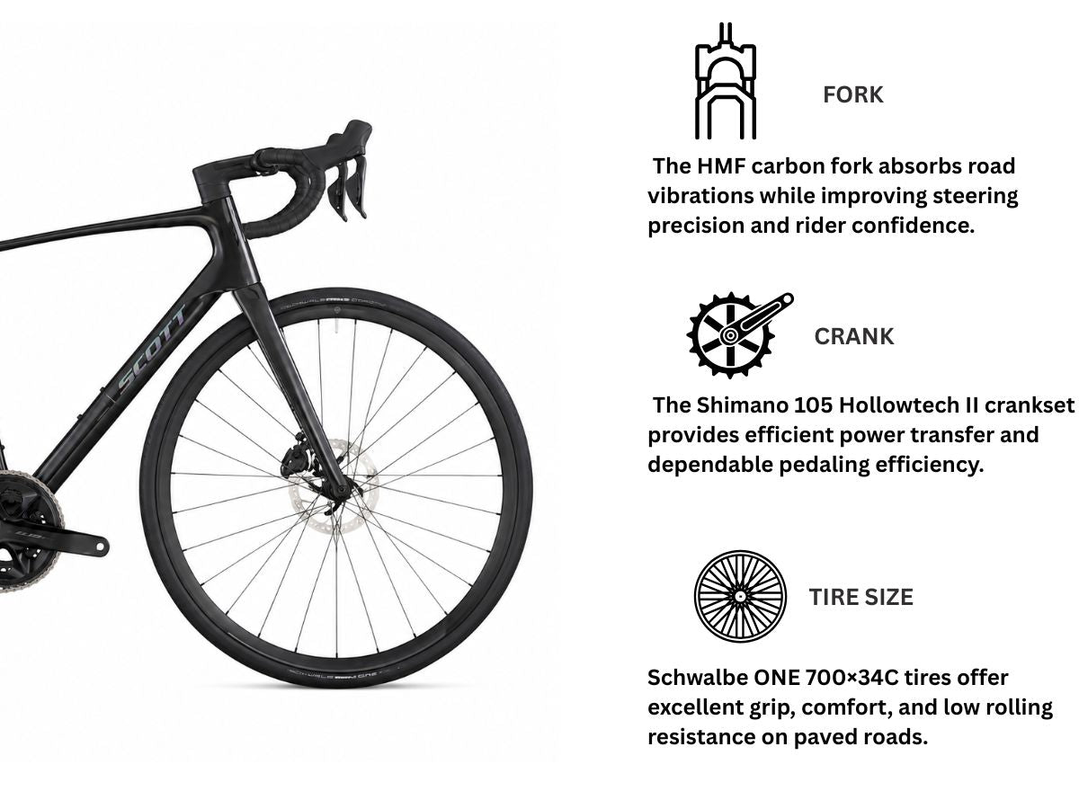 Scott 700C Addict 40 Lightweight and Endurance Road Bike