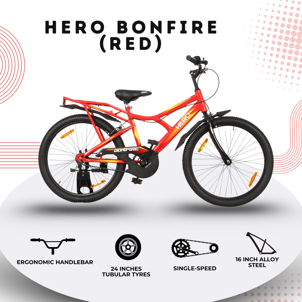 Hero 24 Bonfire Bicycle