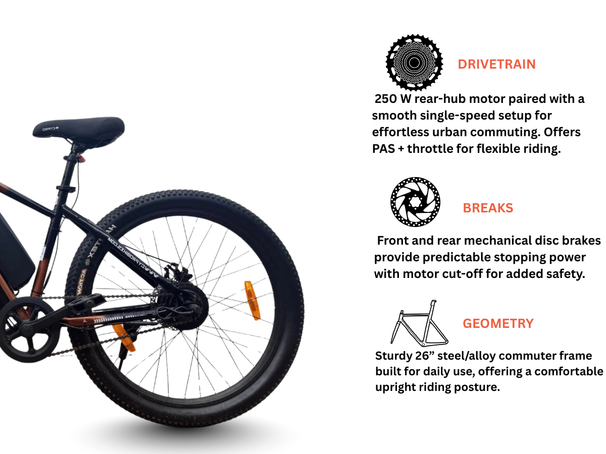 Cypro 26 Pulse II Gen E-Bicycle