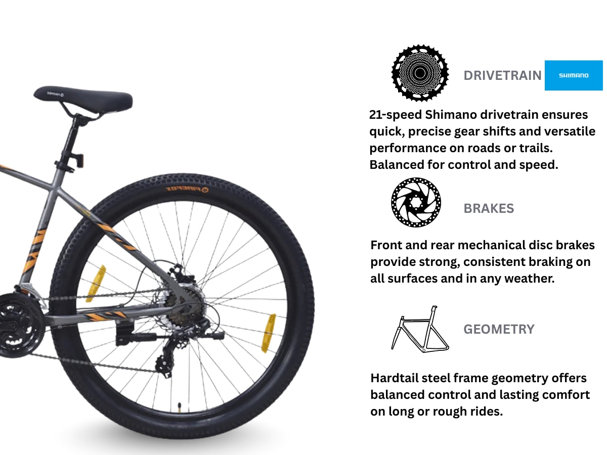 Firefox 29 Tremor X 21-Speed D/Disc Bicycle