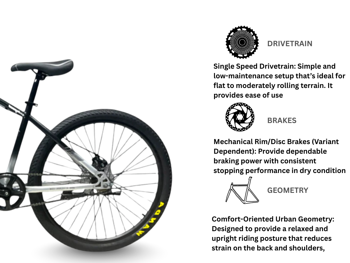 Bike Ark God Speed 26 SS Bicycle