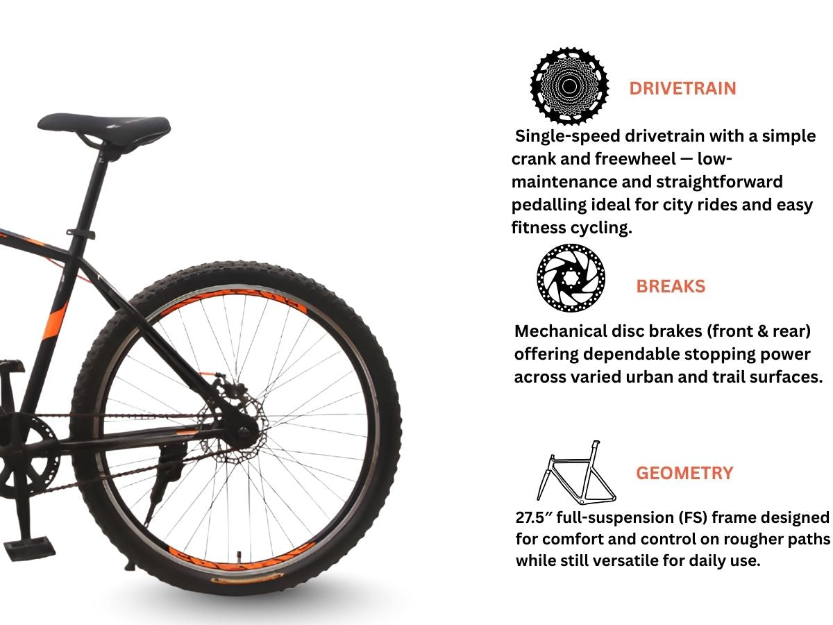 Cosmic 27.5 Comet FS SS Bicycle