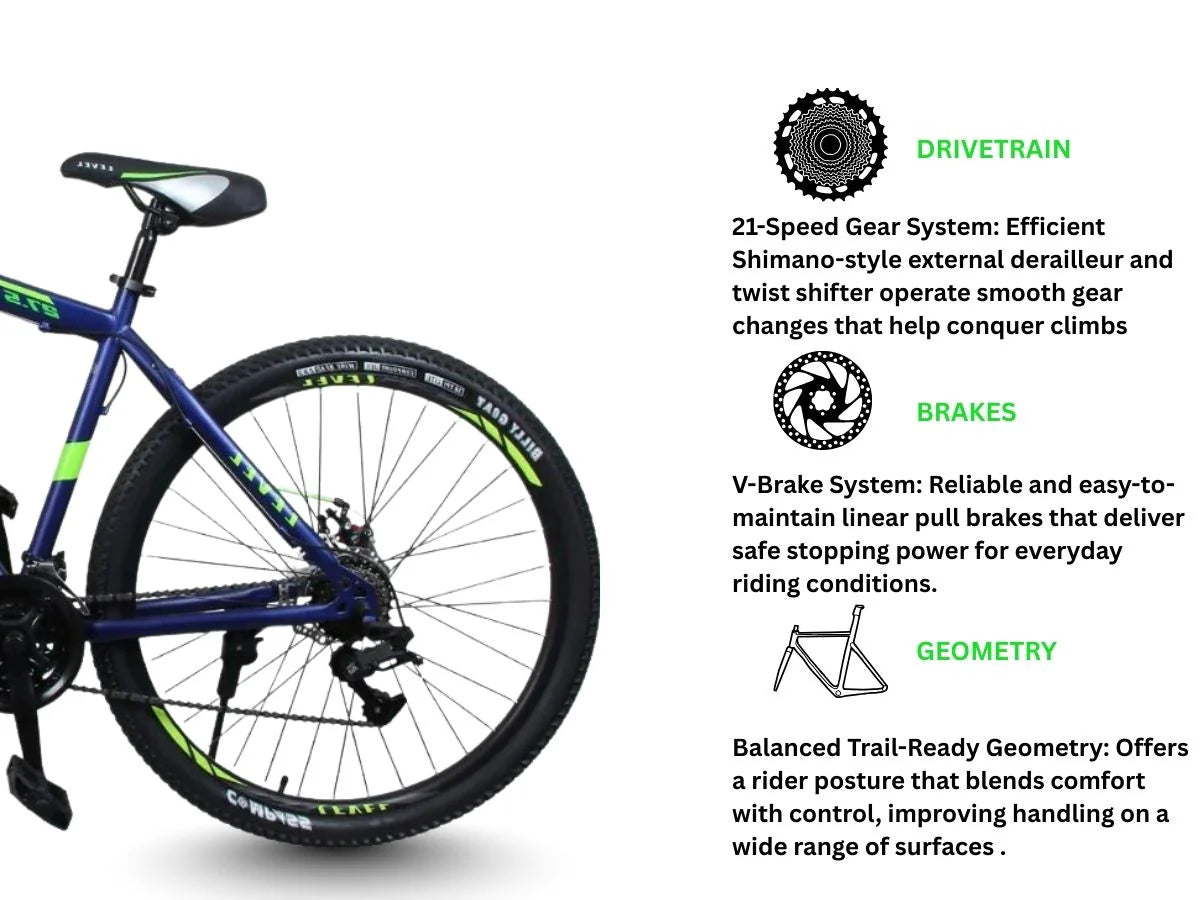 Cosmic 27.5 Level Mondo 21 Spd Bicycle