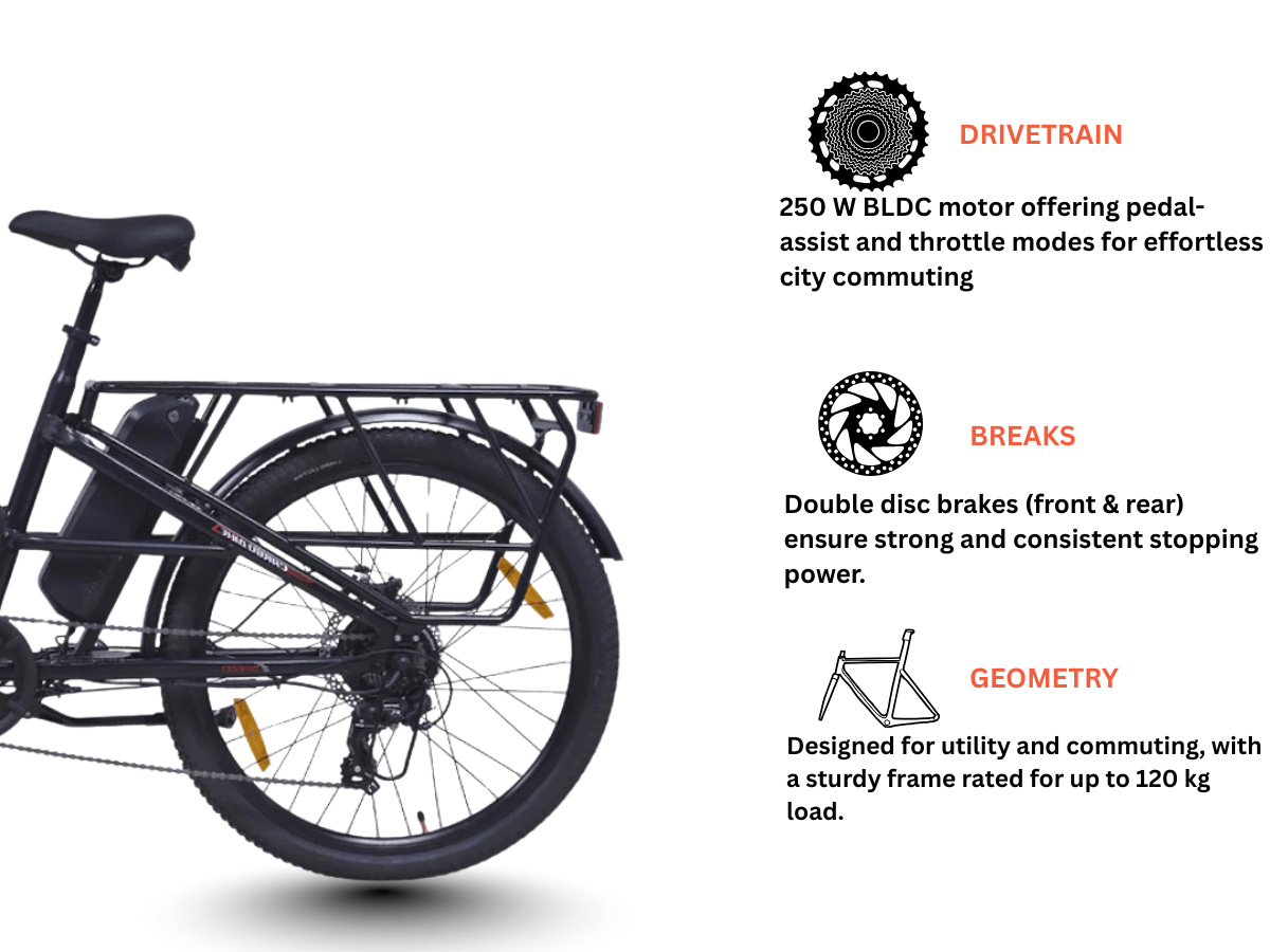 Hero 26 Lectro MUV E-Bicycle