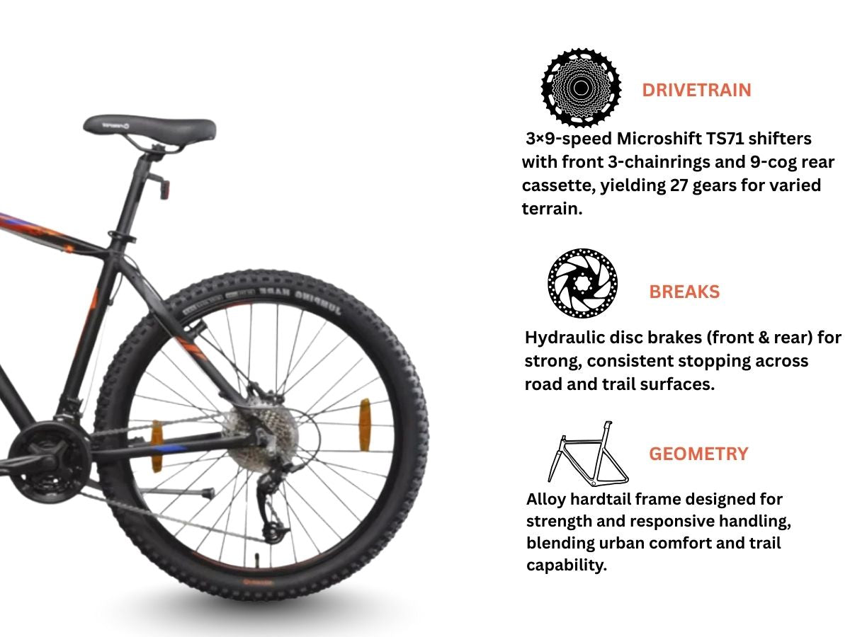 Firefox 27.5 Nuke Disc 27 Speed Bicycle