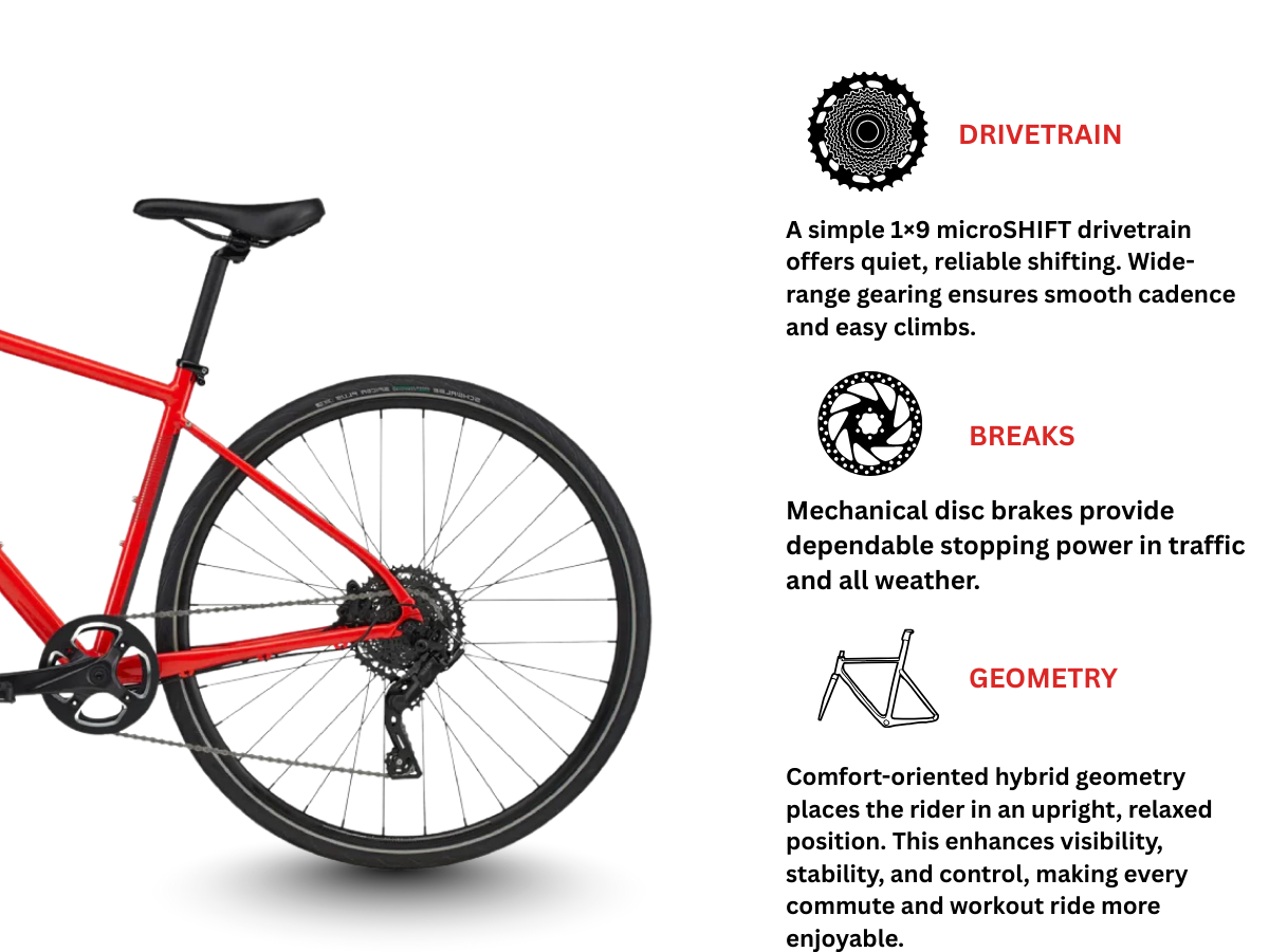 Cannondale Quick Disc 4D, 9S (Red)