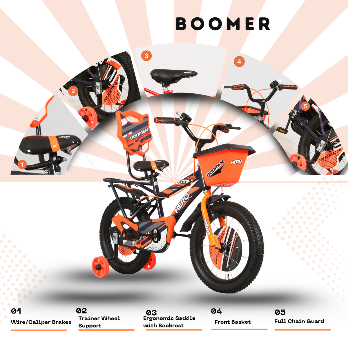 HERO 16 BOOMER BICYCLE