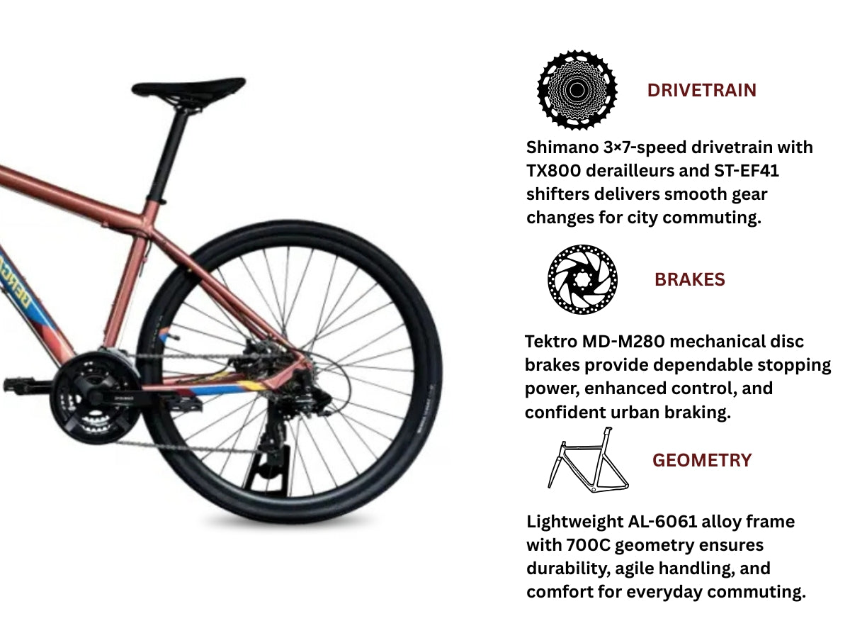 Bergamont 700C Helix 2.5I Urban Commuter Bike