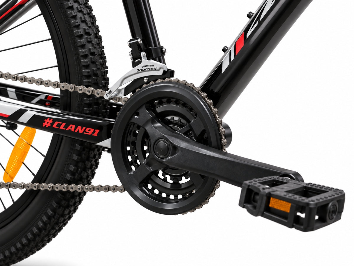 Ninety One 29 Black Tiger Pro 21-Speed D2TX FS D/Disc Bicycle