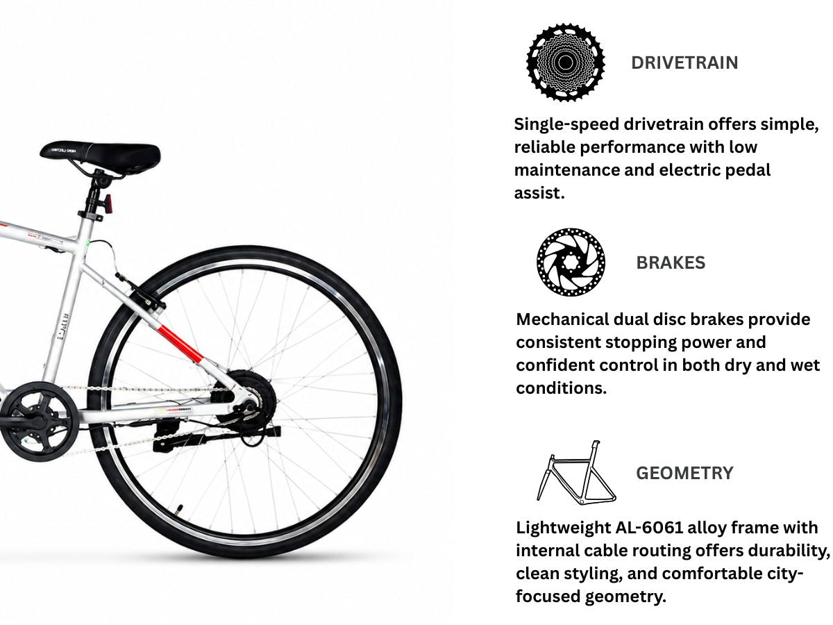 Hero Lectro 700C C6 E-Bicycle