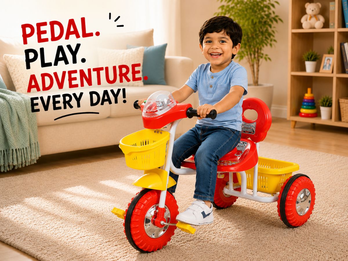 Four Diamonds Zebra Tricycle