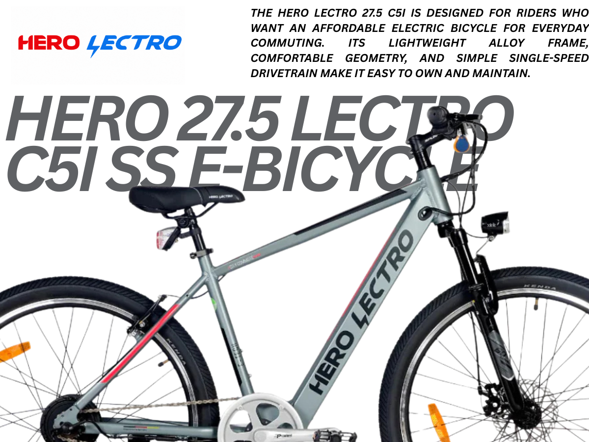 Hero 27.5  Lectro C5i SS E-Bicycle