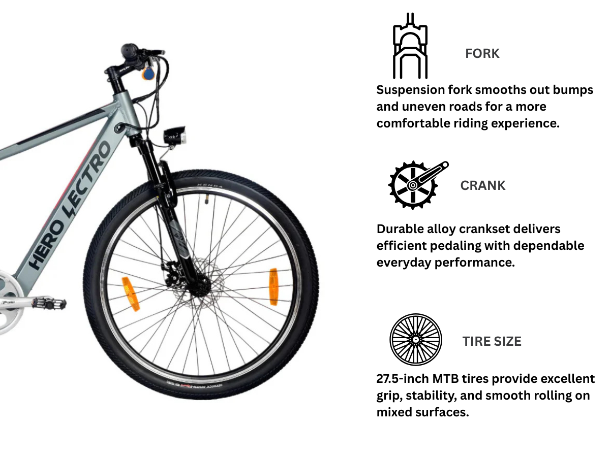 Hero 27.5  Lectro C5i SS E-Bicycle