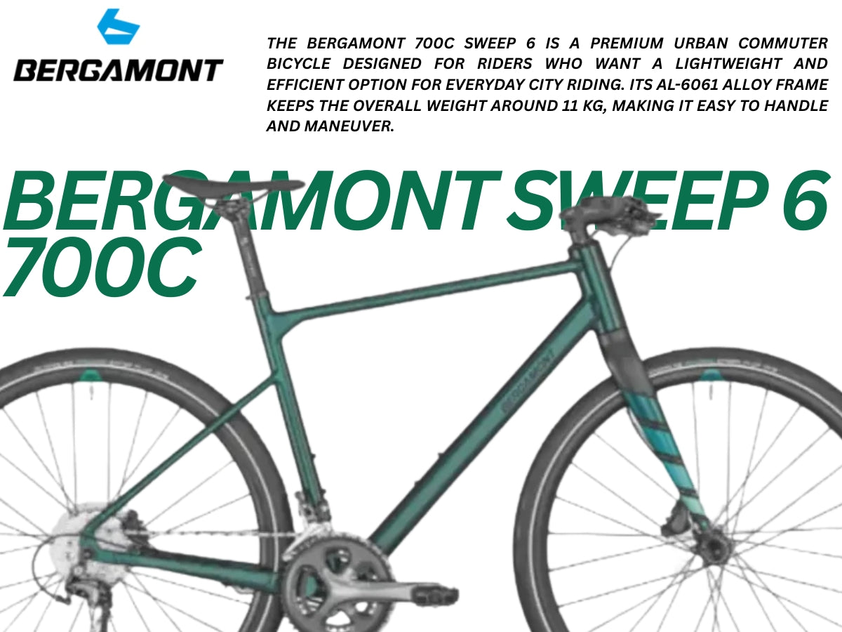 Bergamont 700C Sweep 6 Urban Commuter Bike