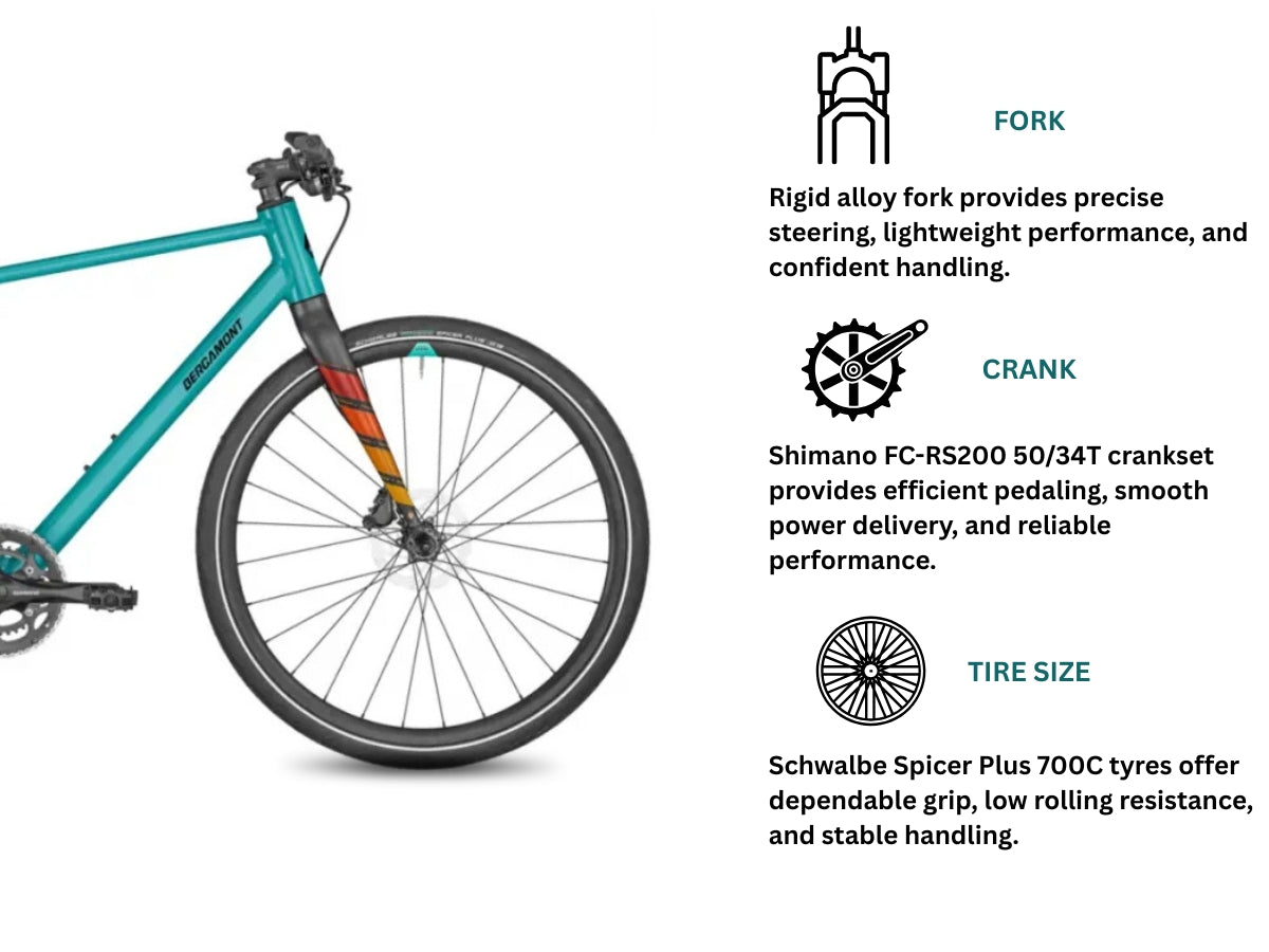 Bergamont 700C Sweep 4 Urban Commuter Bike